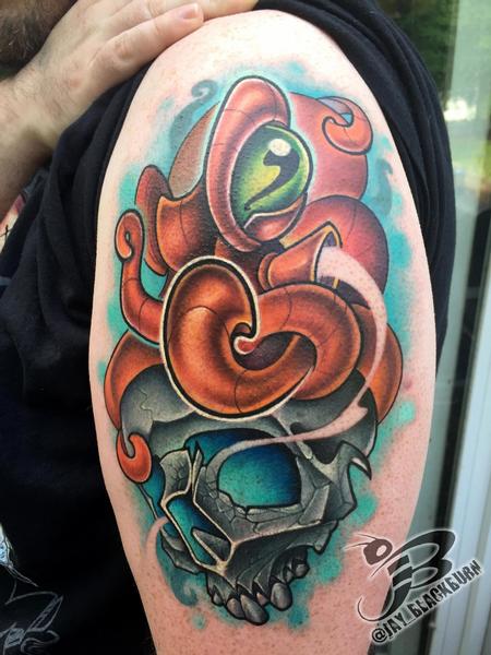 Jay Blackburn - New School Octopus and Skull